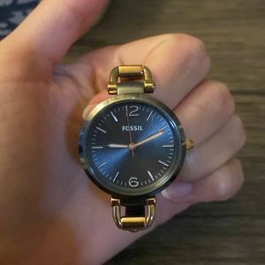 Gunmetal Gray Fossil Watch